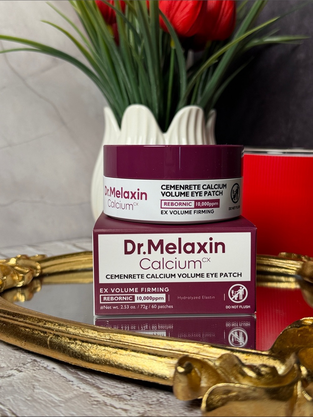 Calcium Cx Burgundy Eye Patch - Volume Firming
